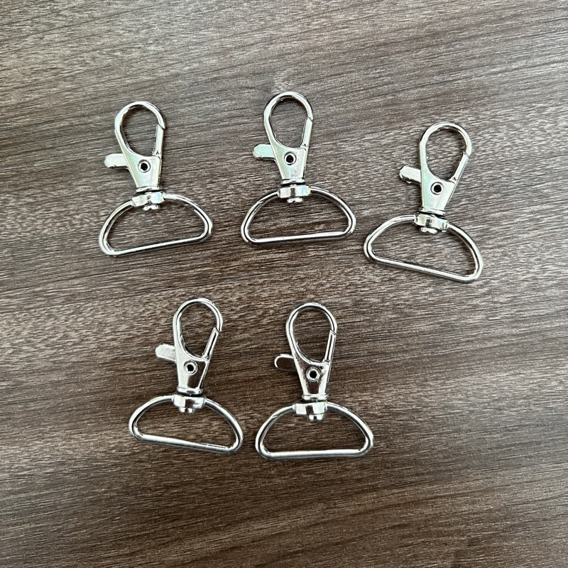 Móc khoá càng cua inox 2.5cm