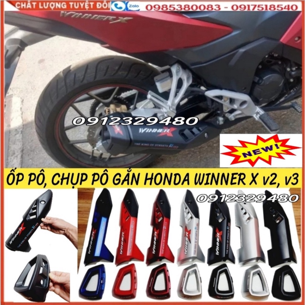 Bộ Ốp Pô Và Chụp Đuôi Pô Winner X - 𝗖𝗵𝘂̣𝗽 𝗕𝗼̂ 𝗪𝗶𝗻𝗻𝗲𝗿 𝗫 – Mẫu Mới  Malaysia Cho Winner X V2 và Winner X V3