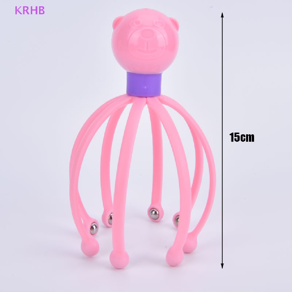 1 Dụng Cụ Mát Xa Da Đầu Hình Đầu Bạch Tuộc Giúp Giảm Căng Thẳng Mới