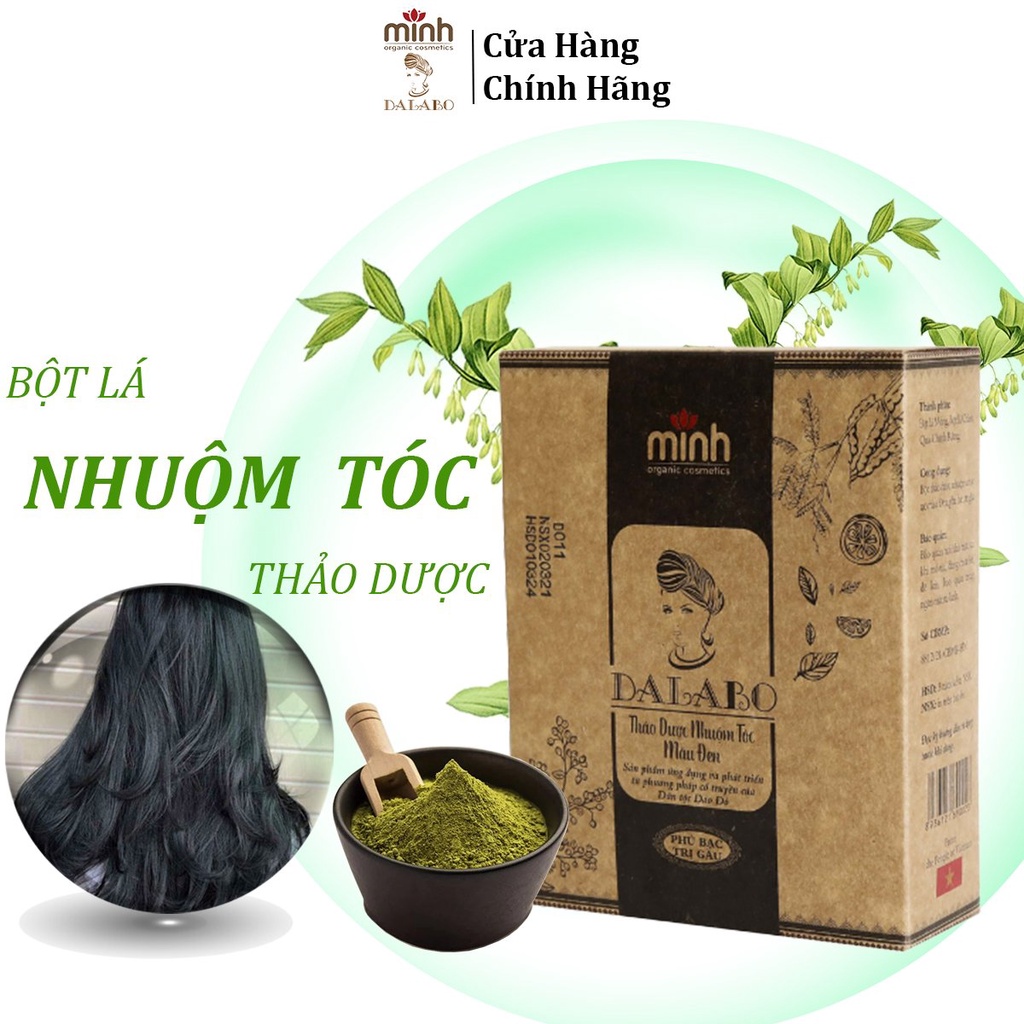 Thuốc nhuộm tóc Dalabo màu đen - 45g