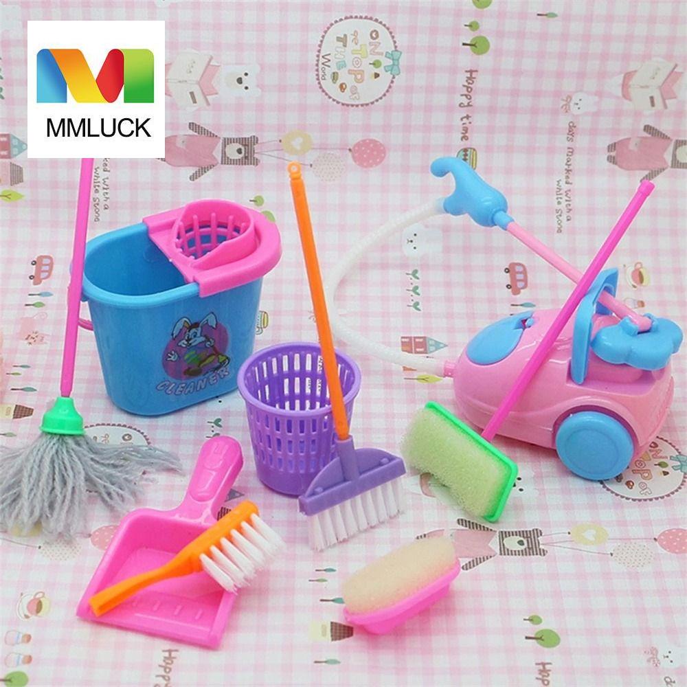 Bộ đồ chơi MMULCK dụng cụ dọn dẹp nhà búp bê cho bé