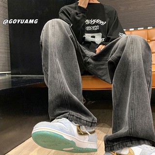 Quần JEAN nam ống rộng suông, quần bò nam ống suông thời trang ulzzang hàn quốc
