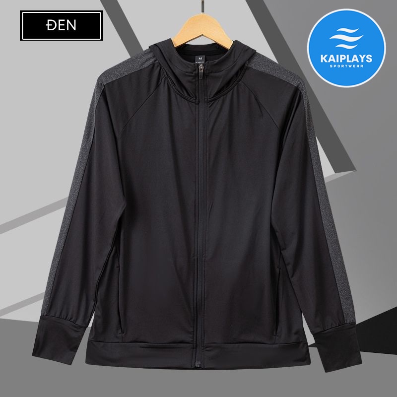 Áo khoác chống nắng nam nữ unisex cao cấp chống tia UV KAIPLAYS Áo thể thao nam chạy bộ, tập gym thấm hút mồ hôi KP030