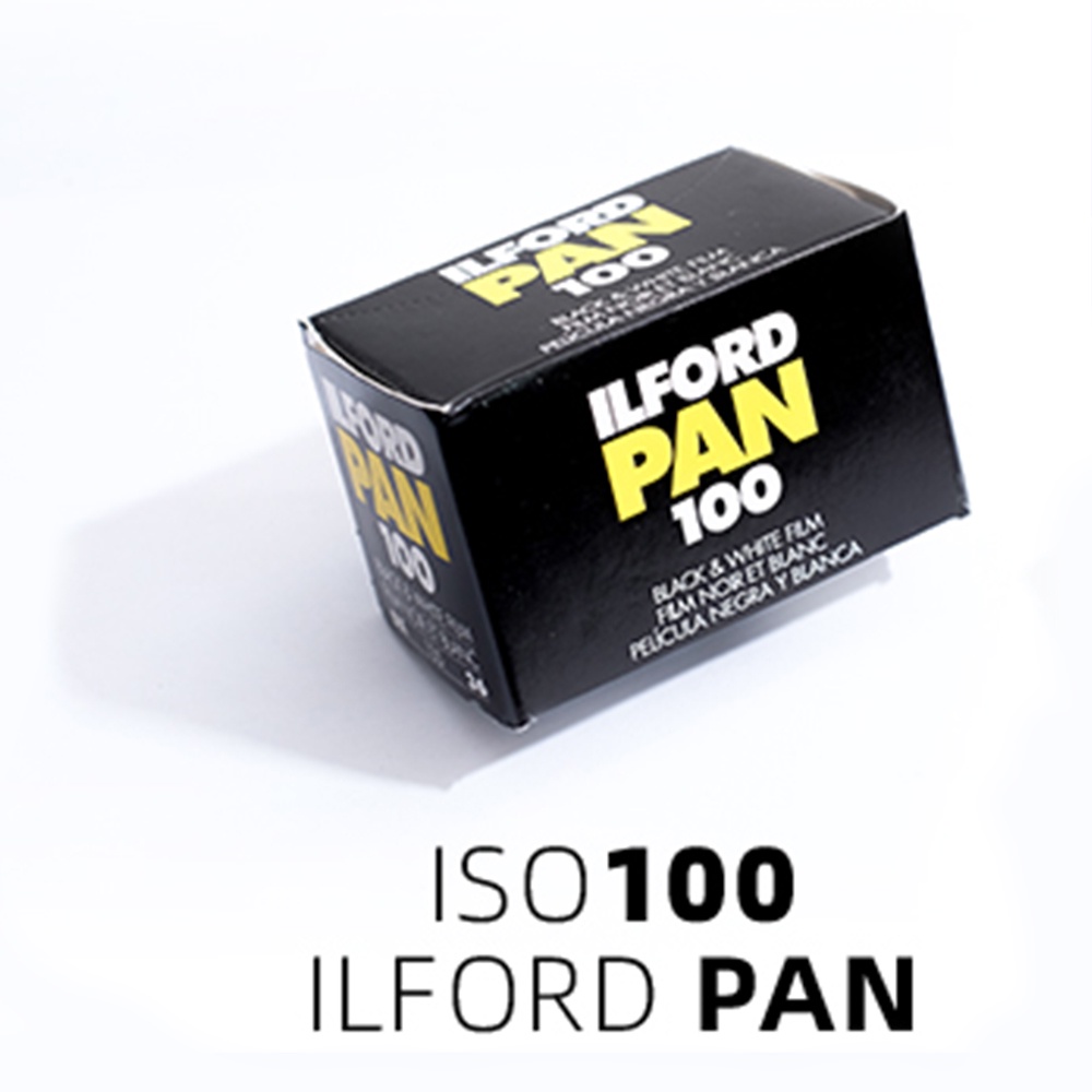 1Roll Ilford Pan 100 135 Phim âm đen trắng 35mm 36 phơi sáng