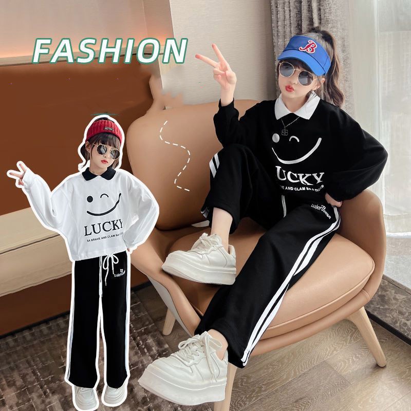 CATIMINI Bộ Đồ Thể Thao Hai Mảnh Kiểu Hàn Quốc Mới Cho Nữ