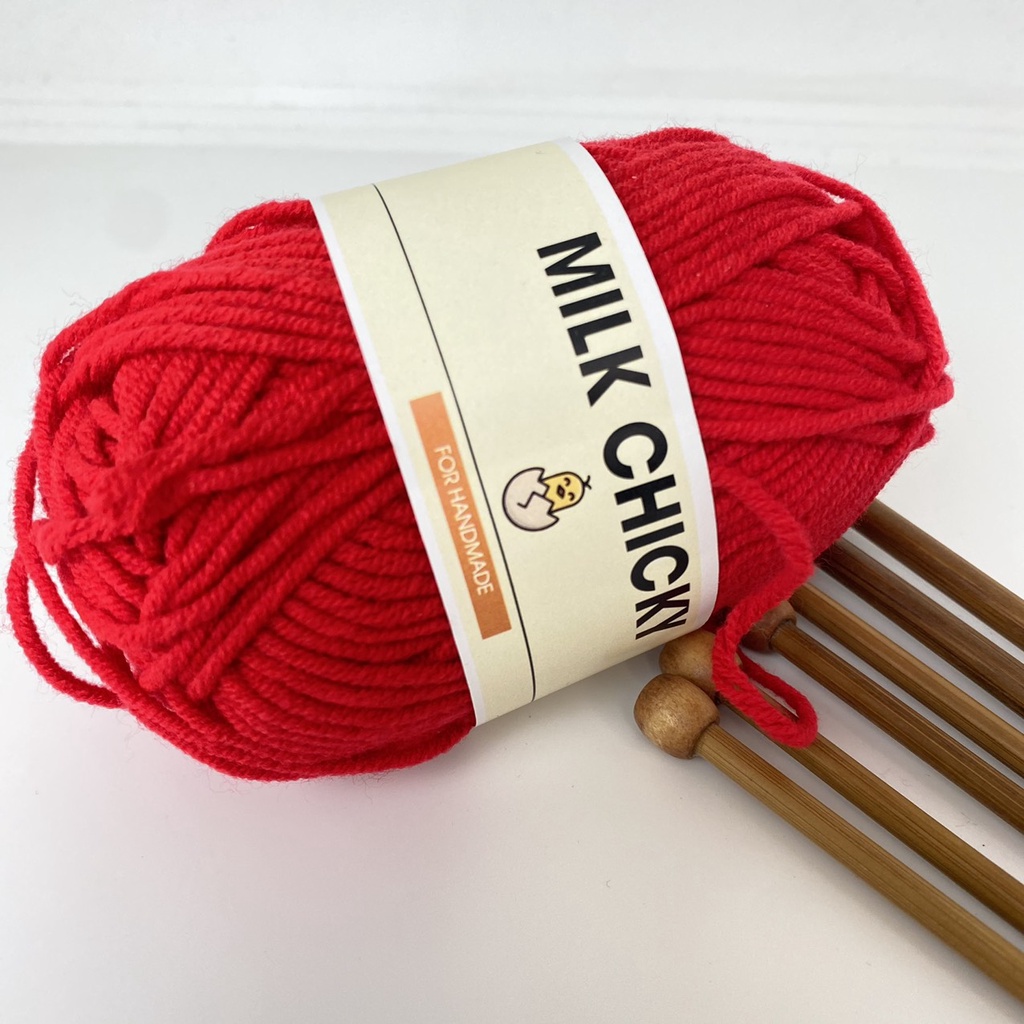 Len Milk Chicky len đan móc cotton đan áo thú bông an toàn cho bé