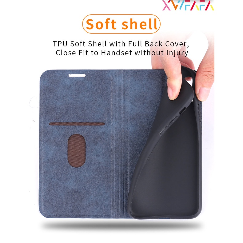 Bao Da Điện Thoại Nắp Lật Từ Tính Phong Cách Retro Cho Redmi K60 K60Pro K50 K50Ultra K50Pro K40 K40S K40Pro K30 K30S K30Pro