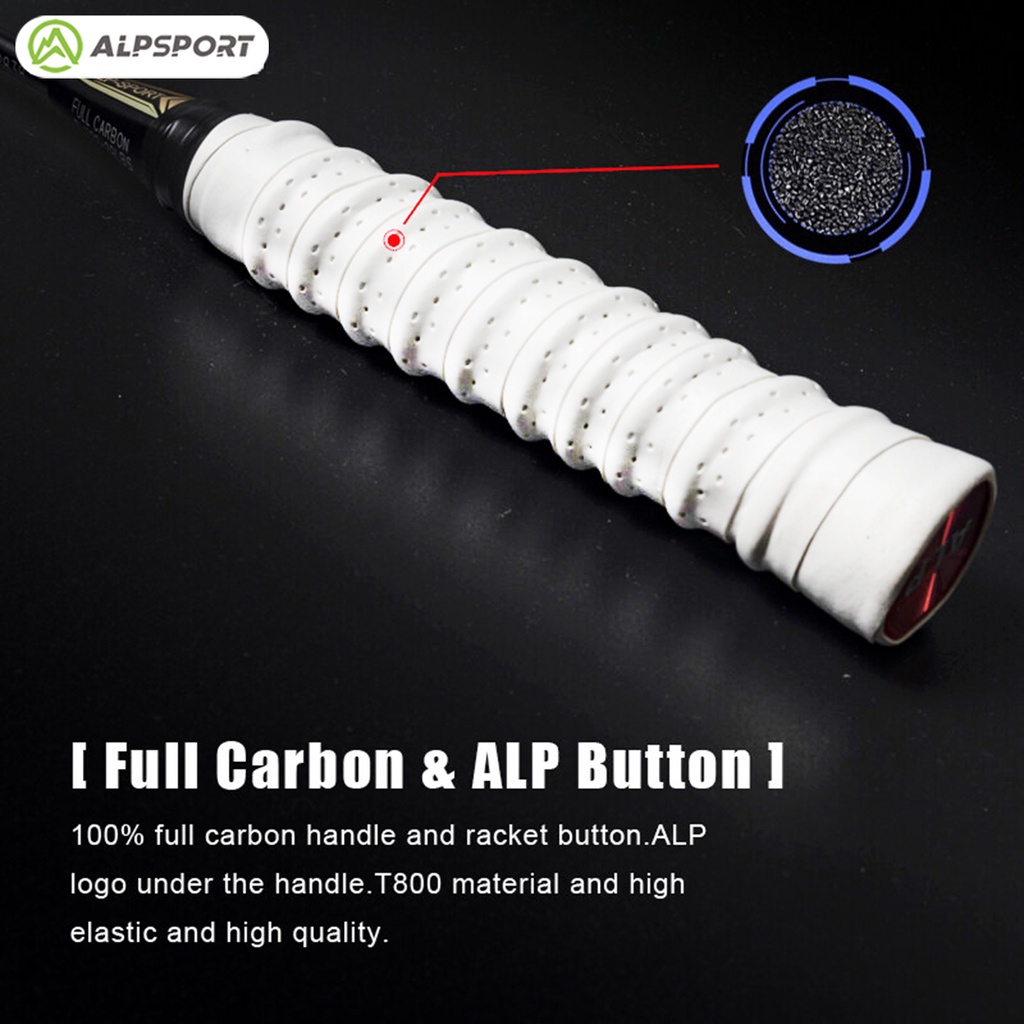 Bộ 2 Vợt Cầu Lông ALP XHP 6U 72g G4 T700 100% Carbon 30Lbs Siêu Nhẹ Chất Lượng Cao