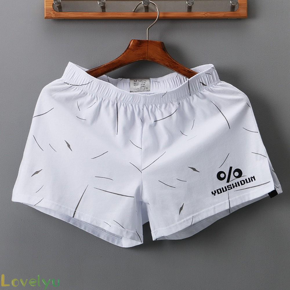 ⭐ Fast delivery ⭐Men Panties Loose Men Mid-Waist Shorts Cool Elastic Tethered Large Size