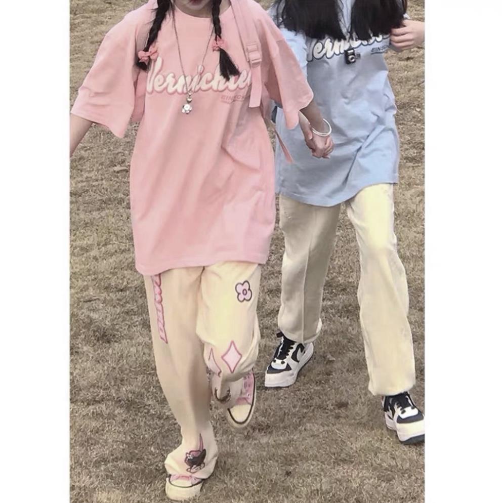 Áo thun nữ tay lỡ in hình 5D chất liệu thun cotton su,áo phông đẹp mặc hàng ngày