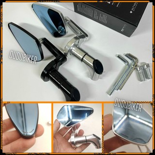 Gương 5 cạnh moto gadget mview mẫu lá chân vát 744, Gương, kiếng chiếu hậu M.view moto gadget mẫu vát
