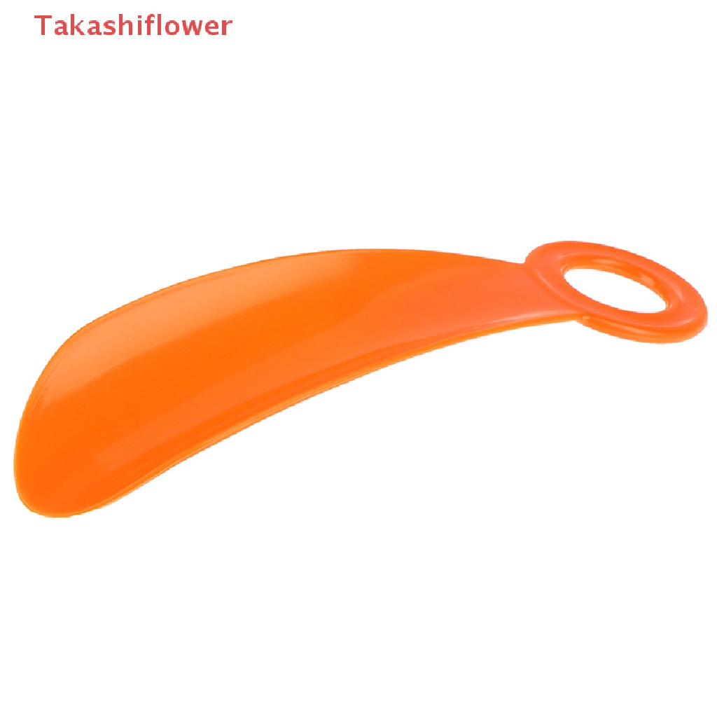 (Takashiflower) Dụng Cụ Hỗ Trợ Nâng Giày Bằng Nhựa Dẻo Chắc Chắn Hình Muỗng