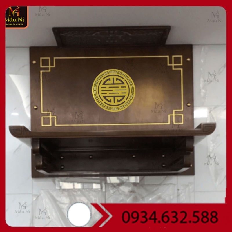 Ốp trang trí bàn thờ MÂU NI dùng dán sau bàn thờ gia tiên, tủ thờ, bàn thờ chung cư