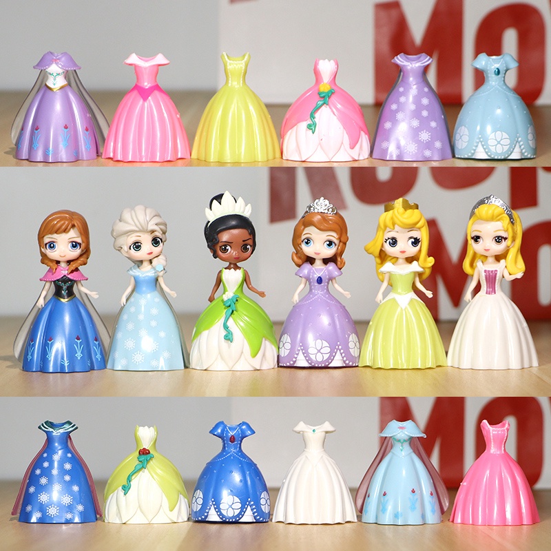 : Bộ Đồ Chơi Mô Hình  Nhân Vật Về Các Nàng Công Chúa Disney Nổi Tiếng