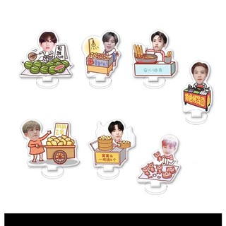 Set Standee 5cm mô hình nhóm BTS, seventeen, StrayKids