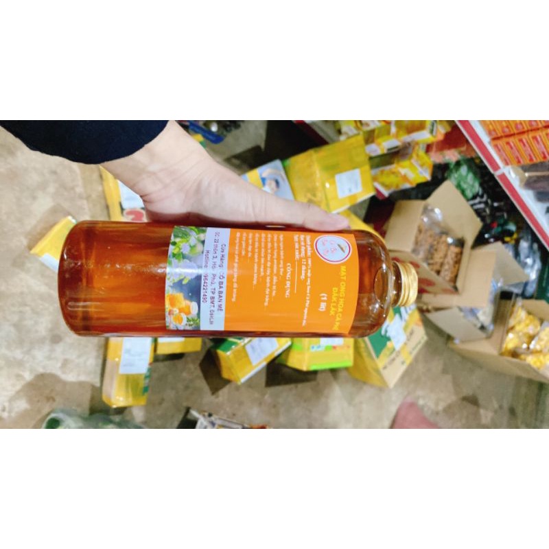 Mật Ong Hoa CaFe chai 1lit