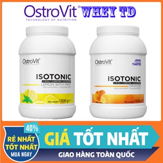 Ostrovit Isotonic 1.5Kg 150 lần dùng - Bổ Sung Điện Giải, BCAA, Glutamine