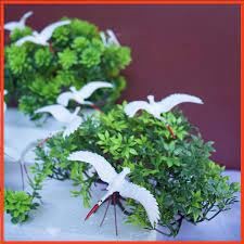 Cò trang trí tiểu cảnh, mô hình