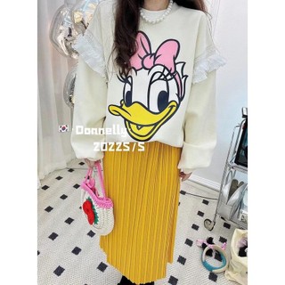 Áo Thun QC TD In Vịt Phối Ren Cute - E60