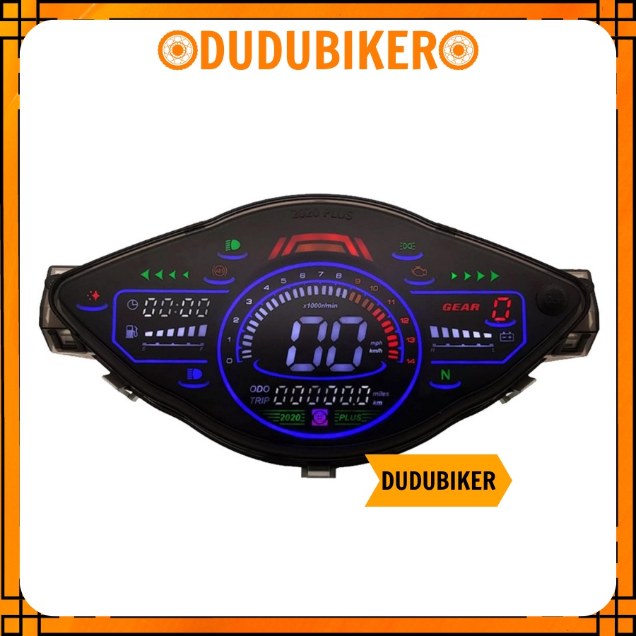 Đồng hồ điện tử Wave plus 2020 lắp Wave a 50cc 100cc 110cc, Wave S RS RSX 100 cc chắc chắn bền đẹp