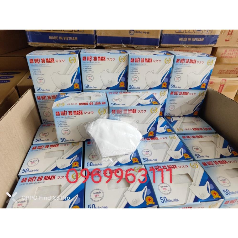 Khẩu trang 3D Mask cao cấp siêu kháng khuẩn,chống bụi mịn tiện dụng
