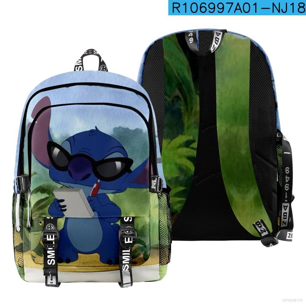 Balo Cỡ Lớn Thoáng Khí Chống Thấm Nước In Hình Stitch Thời Trang Unisex