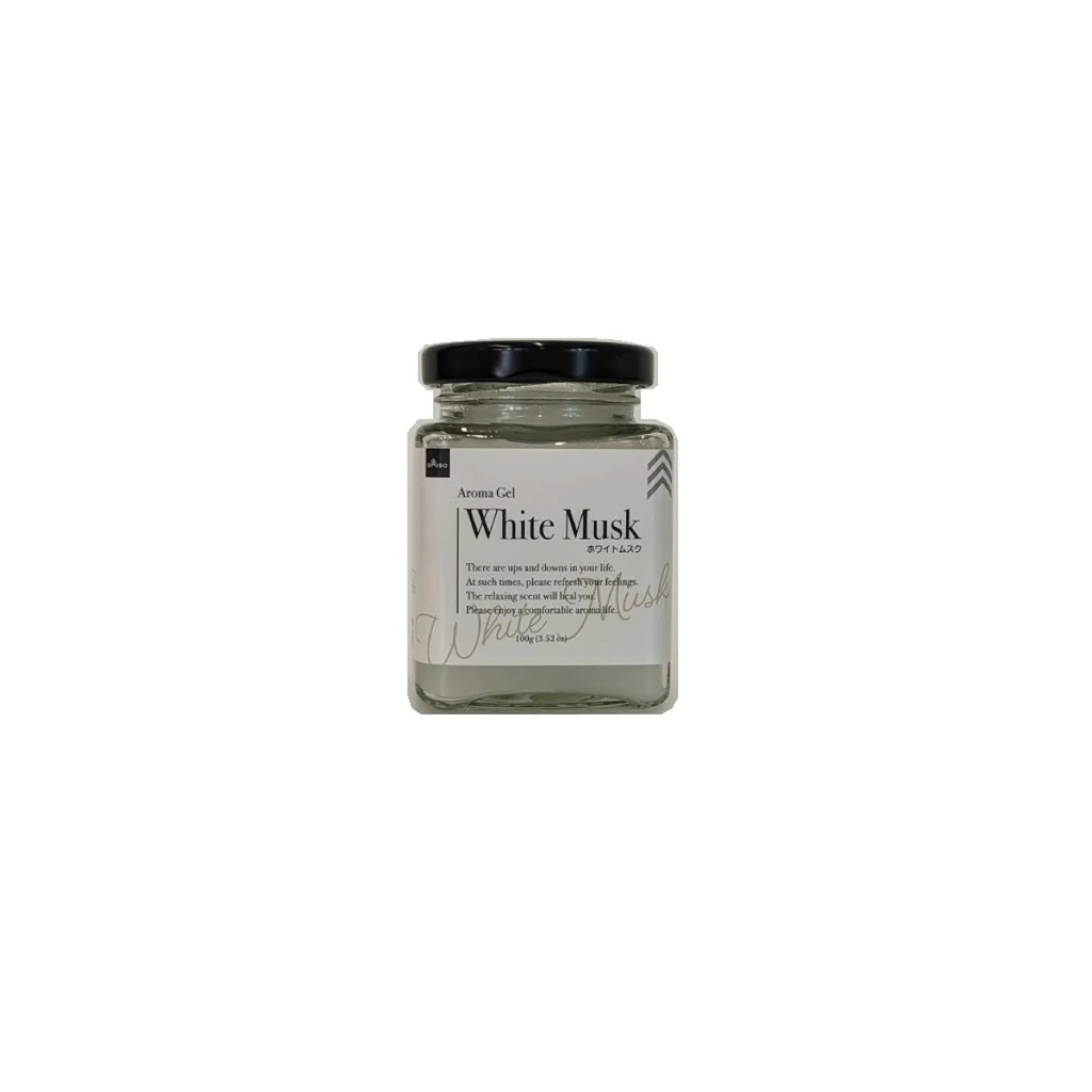 Daiso Aroma Gel hương White Musk 100g