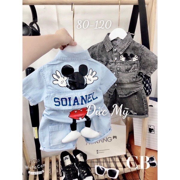 Các mẫu bộ Jeans ĐÙI siêu sang chảnh cho bé trai bé gái - BJDBT - BJM