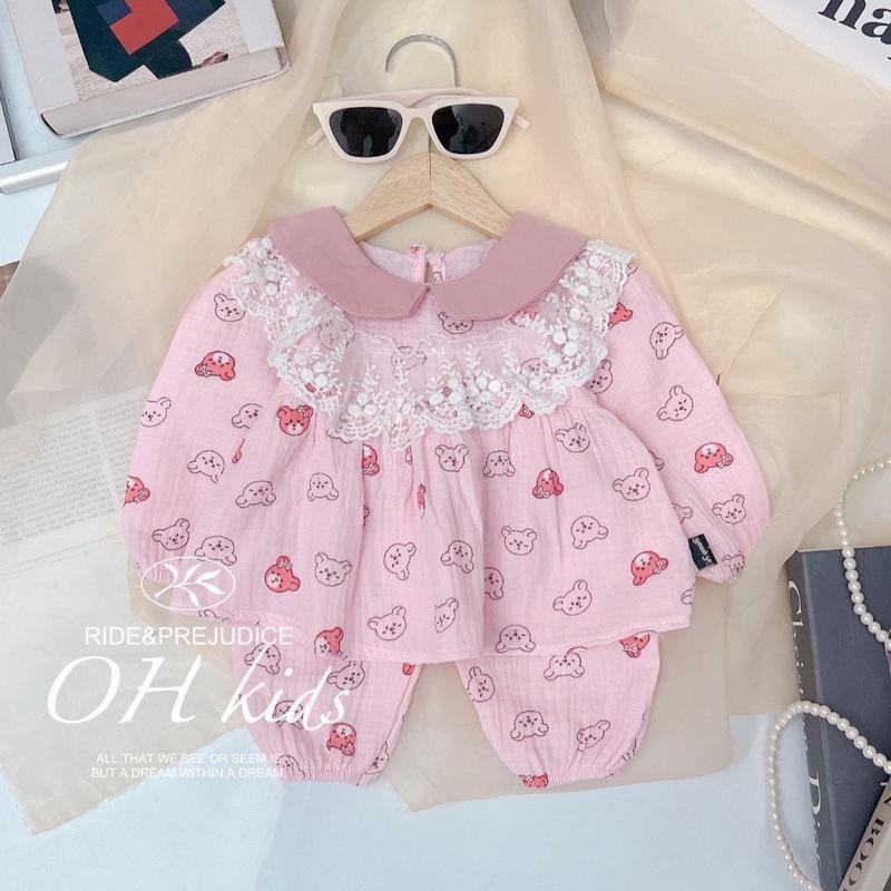Bộ Đũi Ren Dành Cho Bé Gái