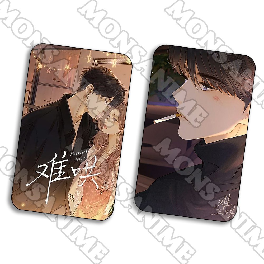 Ảnh card bo góc in hình KHÓ DỖ DÀNH ver PHÒNG SAO manhua thẻ bo viền 5*8cm anime chibi game sưu tầm 1 tấm