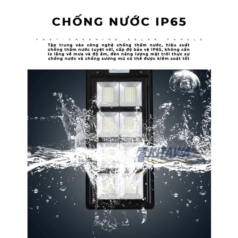 Đèn Năng Lượng Mặt Trời Siêu Sáng - Đèn Cao Áp Cảm Biến Chống Nước An Toàn Thông Minh Cho Gia Đình