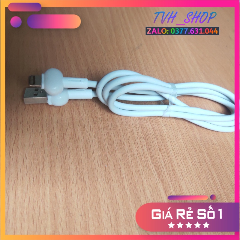 Dây sạc ip dài 1m cáp Silicon mềm cho 6 7 8 plus 11pro 12 13 ...