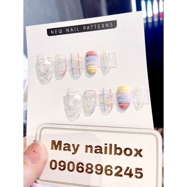 NAILBOX - MÓNG THIẾT KẾ VẼ NỖI MÀU PASTEL CUTE HÀN QUỐC HOTTREND
