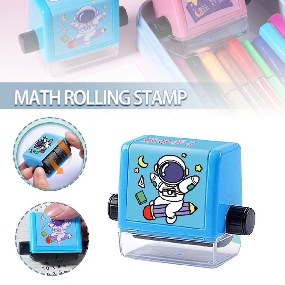 Tocawe New Roller Digital Teaching Stamp Within 100 Teaching Math Practice Questions