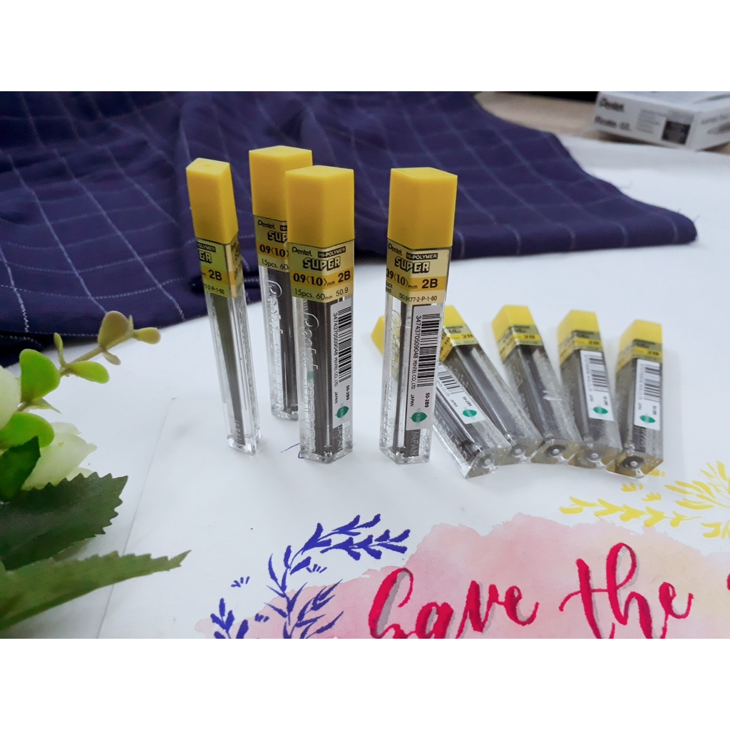 Ruột Chì Kim Pentel 50.9-2B Ngòi 0.9mm|