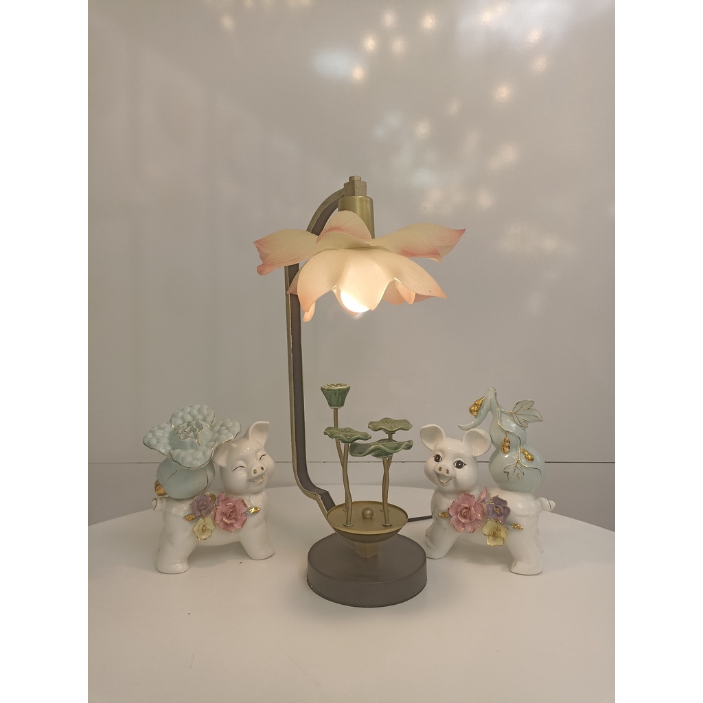 Đèn Để Bàn Phòng Ngủ Đèn Bàn Hoa Sen 2022 Bảo Hành 1 Năm Thủ Đô Lighting