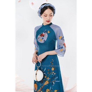 Sét áo dài Dạ Nguyệt cao cấp