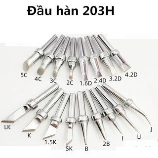 Universal 203H 204H 503 504 2000A Đầu hàn sắt không chì tần số cao 90W 120W Đầu hàn 200-K