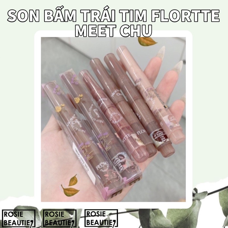 (FLORTTE) SON THỎI BẤM CÓ DƯỠNG NICE TO MEET CHU🤍