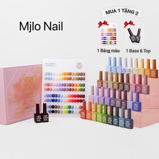 Set 60 màu sơn gel Very Good Nail box hồng hàng đẹp ( Tặng Base top + bảng mầu )