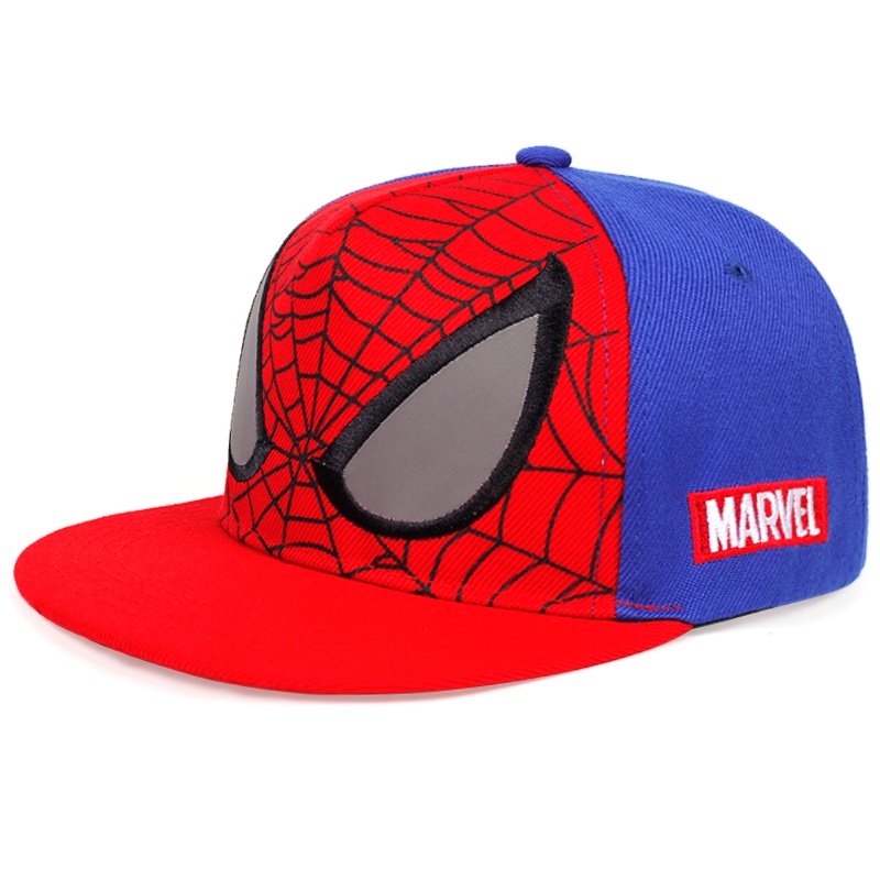 Nón Lưỡi Trai Họa Tiết Hoạt Hình Spiderman Phong Cách Hip Hop Cho Bé