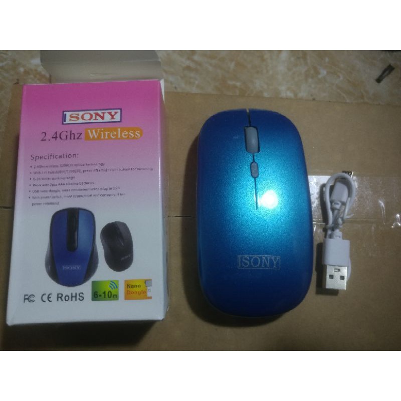 Chuột không dây sạc dc.