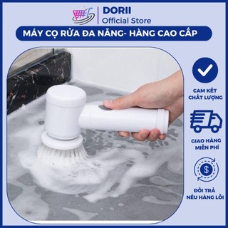 Máy cọ rửa vệ sinh đa năng sạc usb 1500mah, bàn chải điệnvệ sinh bếp- bồn rửa mặt