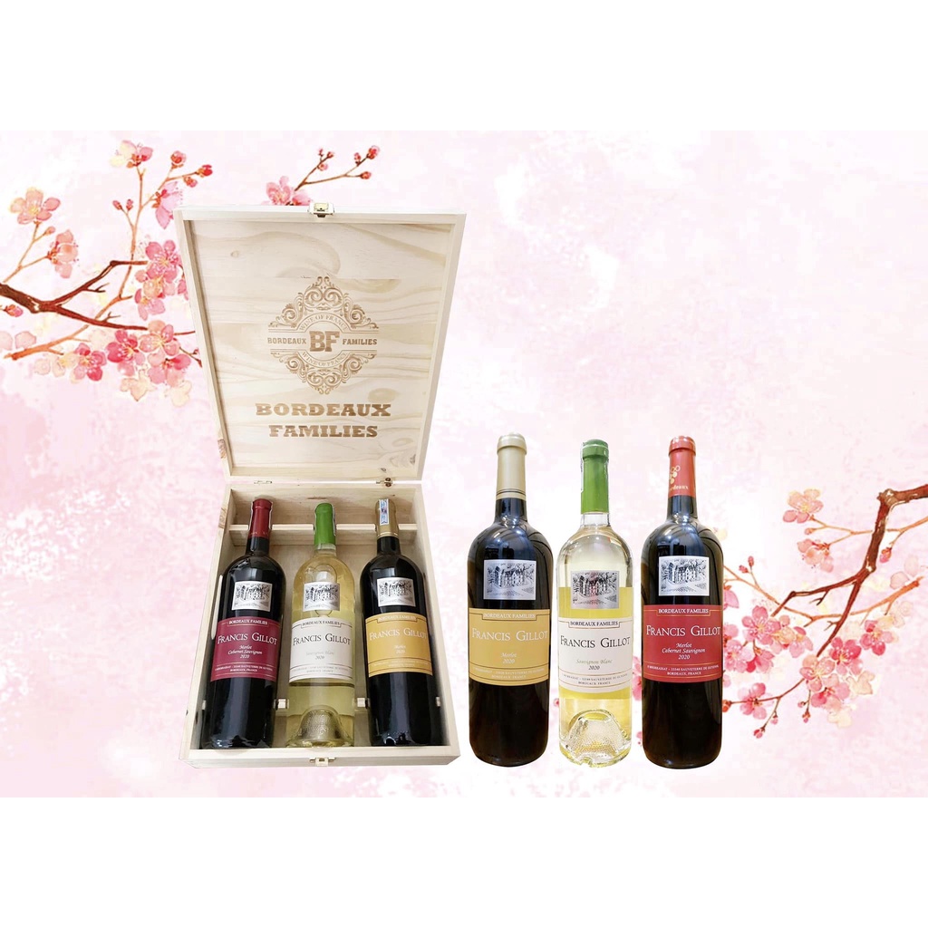 Rượu vang Pháp Francis Gillot Cabernet sauvignon 750ml 13,5%