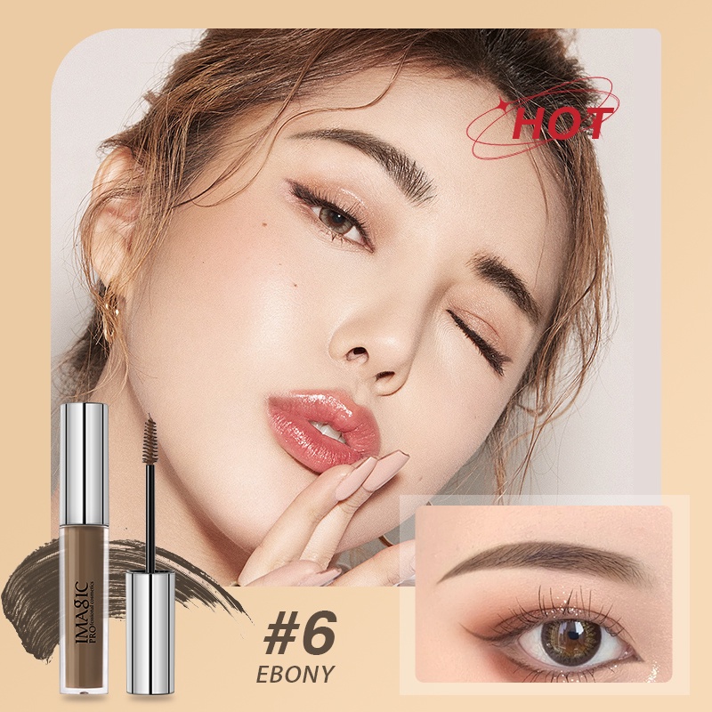 Kem Mascara Lông Mày Dạng Lỏng Chuyên Nghiệp IMAGIC Màu Đen Nâu Chống Thấm Nước | BigBuy360 - bigbuy360.vn