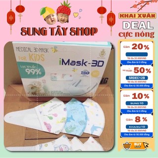 (Hàng tặng không bán) Khẩu trang trẻ em