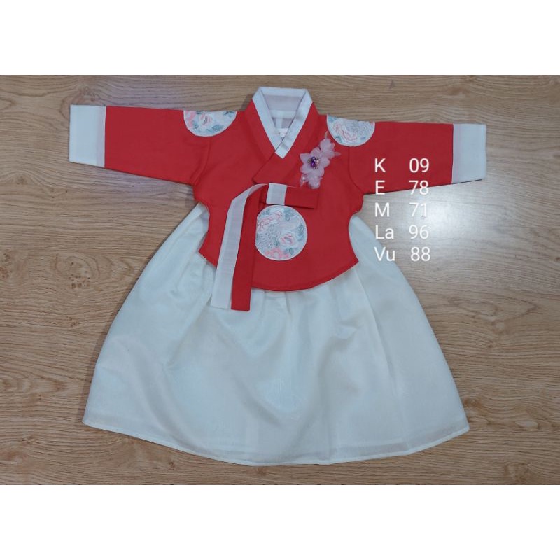 Đầm hanbok bé gái