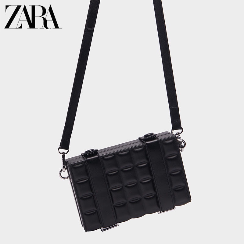 Túi Đeo Chéo Vai Dạng Hộp Vuông Nhỏ Dễ Phối Đồ Thời Trang 2023zara Cho Nam