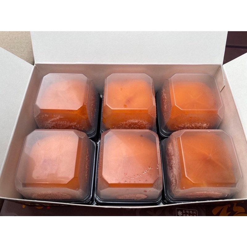 Hồng dẻo Hàn Quốc 1 hộp 6 trái to vip hàng chính ngạch siêu ngon