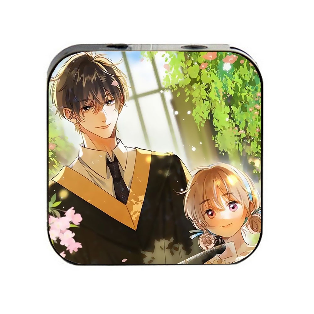 Máy nghe nhạc mp3 IN HÌNH VỤNG TRỘM KHÔNG THỂ GIẤU manhua anime chibi tặng kèm tai nghe có mic